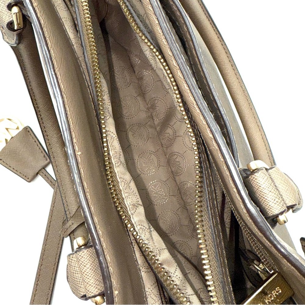Michael Kors Dillon Saffiano Leather Satchel Crossbody Bag - Picture 11 of 13